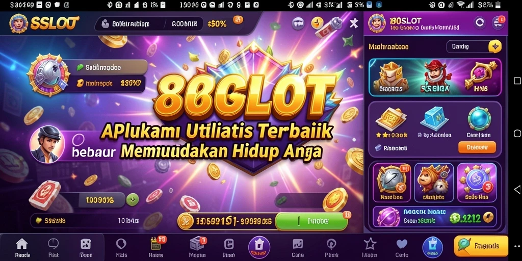 Screenshot utama 180SLOT menampilkan antarmuka aplikasi yang modern dan intuitif.