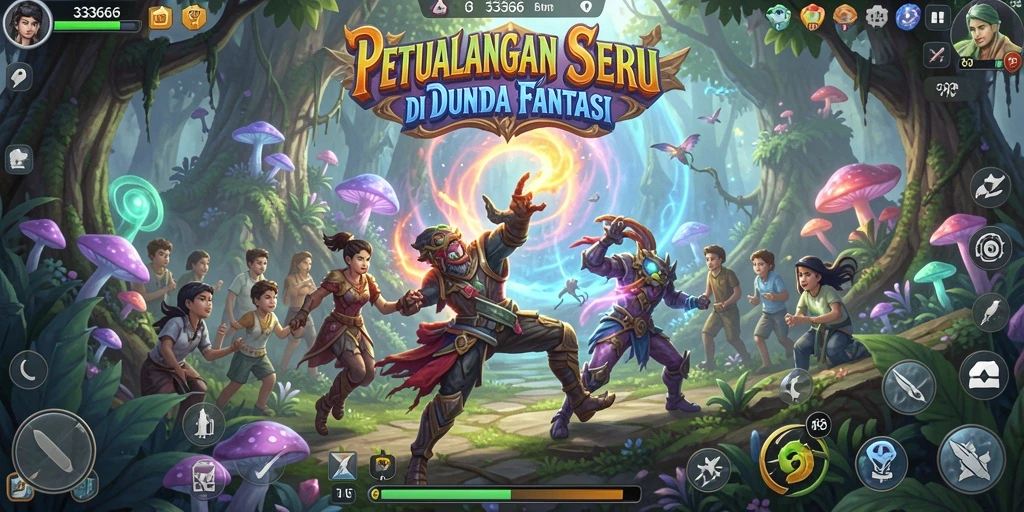 Tangkapan layar game 333666 menampilkan grafik petualangan yang memukau.