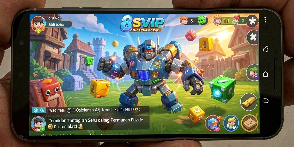 Tampilan gameplay <strong>8SVIP</strong> menunjukkan tantangan seru dalam menyelesaikan teka-teki.