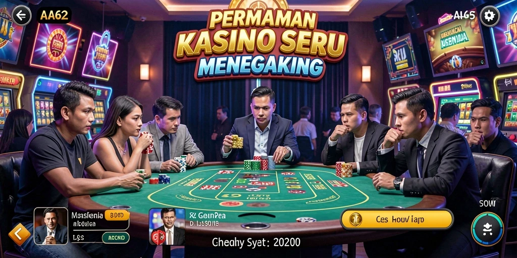 Tampilan gameplay seru dan mengasyikkan dari AA62.