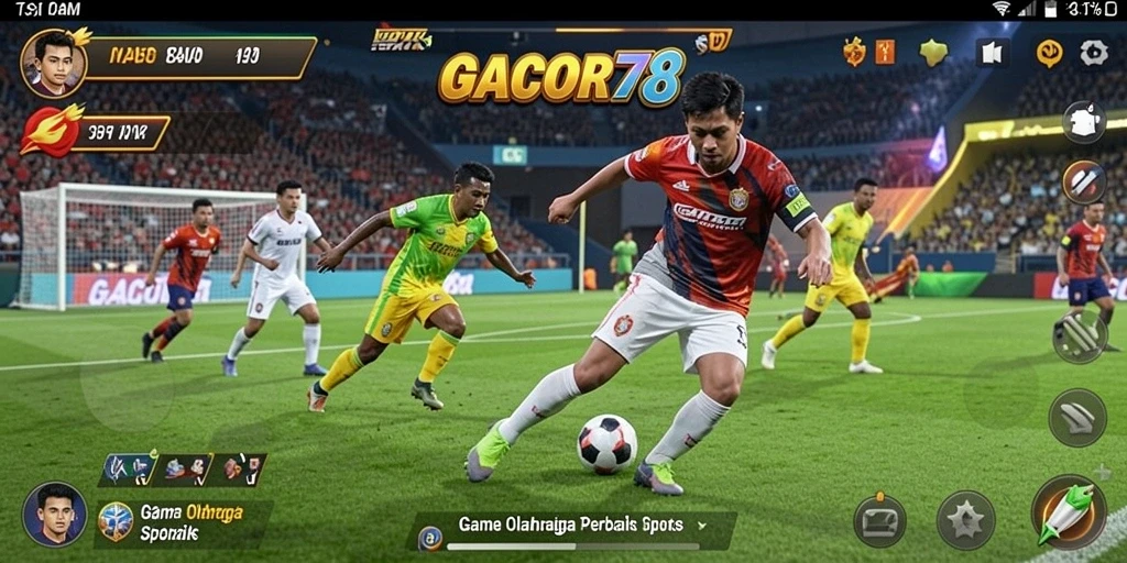 Tampilan gameplay GACOR78 yang mendebarkan saat bertanding.