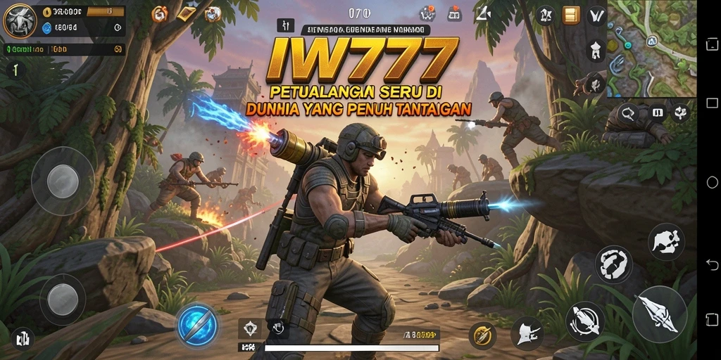 Screenshot IW777 menampilkan aksi seru dari gameplay Adventure.