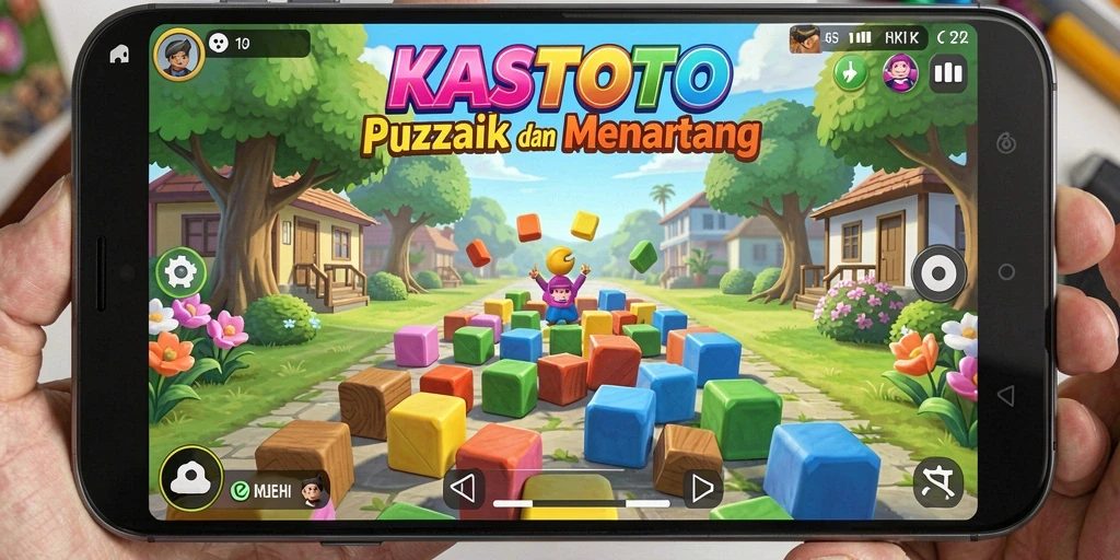 Screenshot KASTOTO yang menunjukkan gameplay Puzzle seru dan menarik.