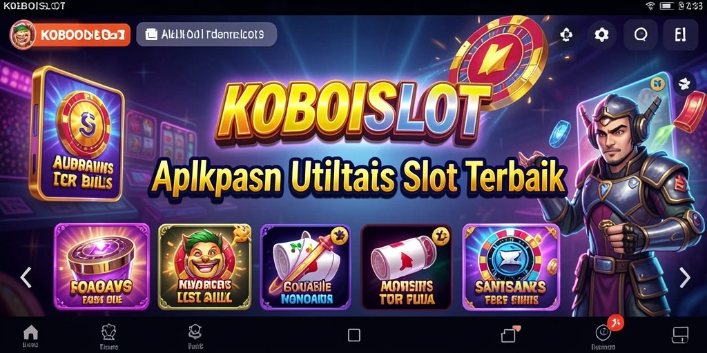 Tampilan menarik dari gameplay KOBOISLOT dengan slot yang beragam.