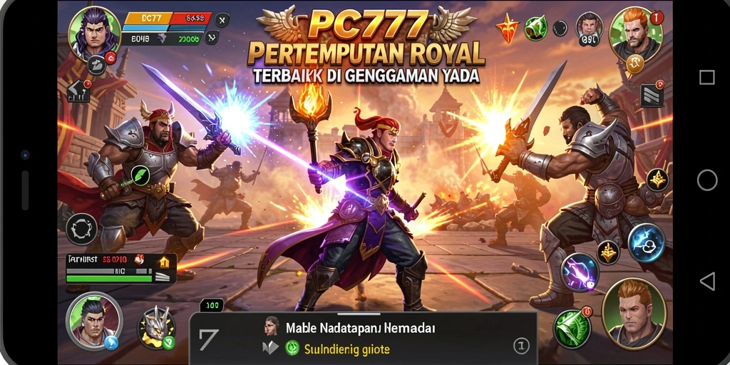 Gameplay mendebarkan dengan aksi pertempuran Battle Royale.