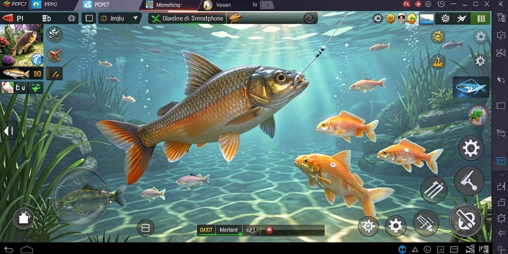 Tangkapan besar dalam game PCPC7 yang mendebarkan.