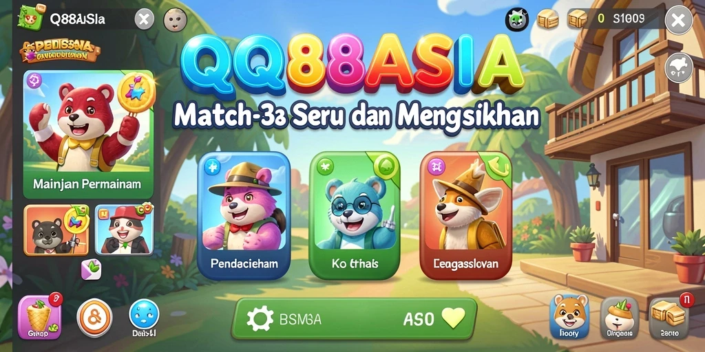 Tampilan gameplay QQ88ASIA yang seru dan menantang.