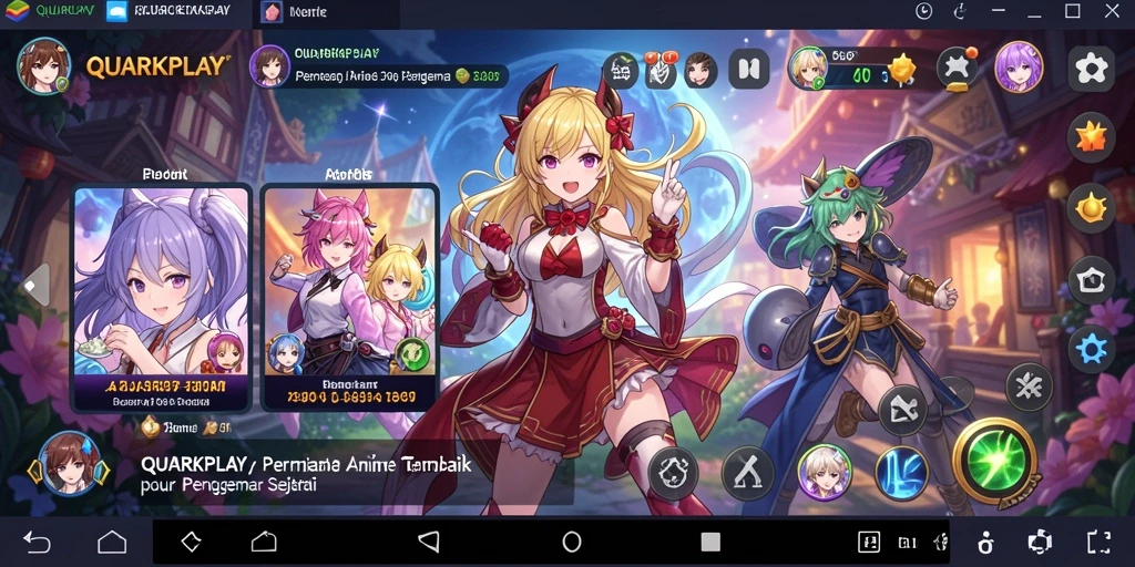 Tampak luar biasa dari QUARKPLAY dengan karakter anime yang menawan.
