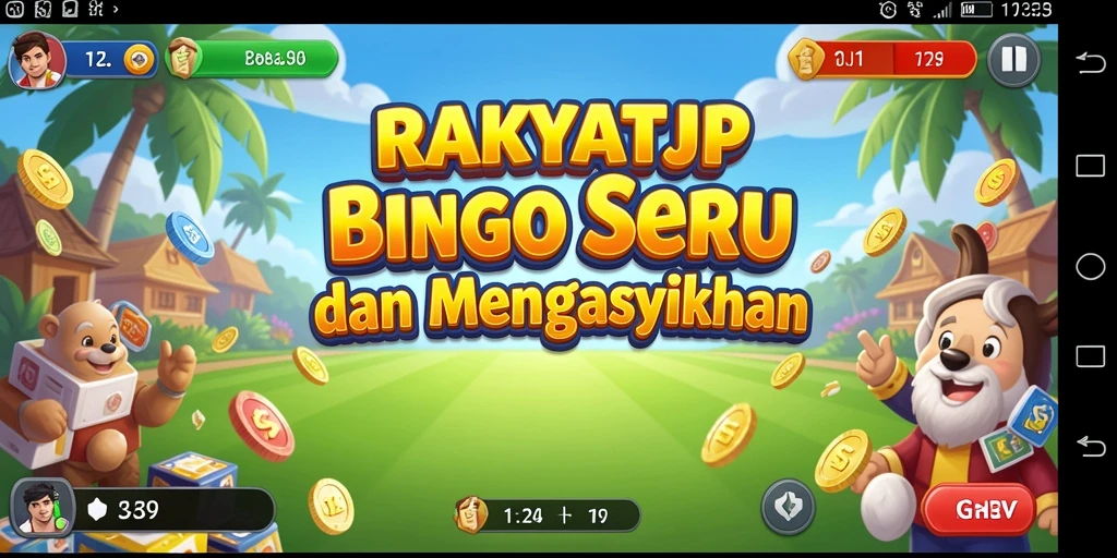 Tampilan utama RAKYATJP menampilkan keseruan permainan Bingo.