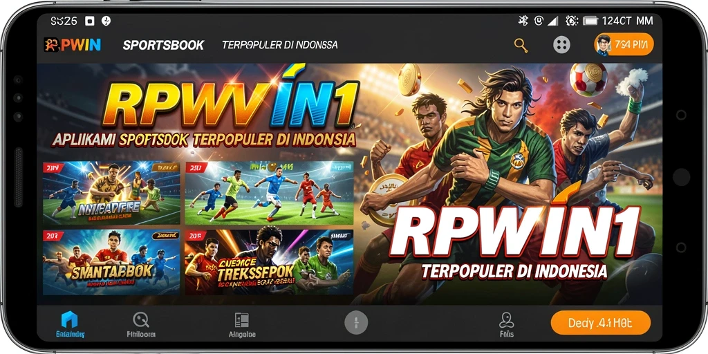 Tampilan menarik dan intuitif dari gameplay Sportsbook RPWIN1.