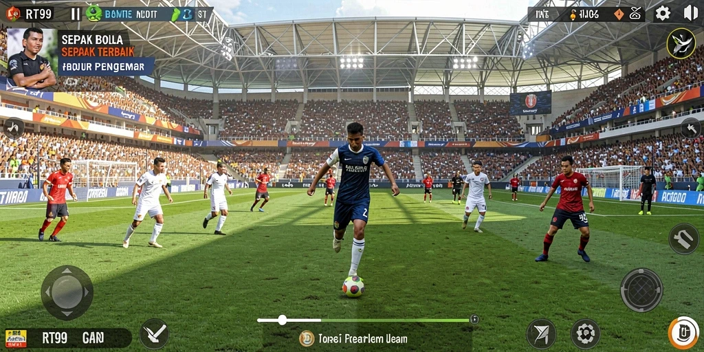 Tampilan gameplay seru dan realistis di RT99.