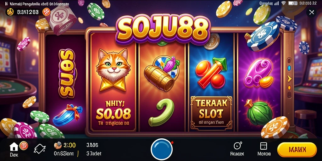 Tampilan gameplay menarik dari slot SOJU88 dengan grafis yang memukau.
