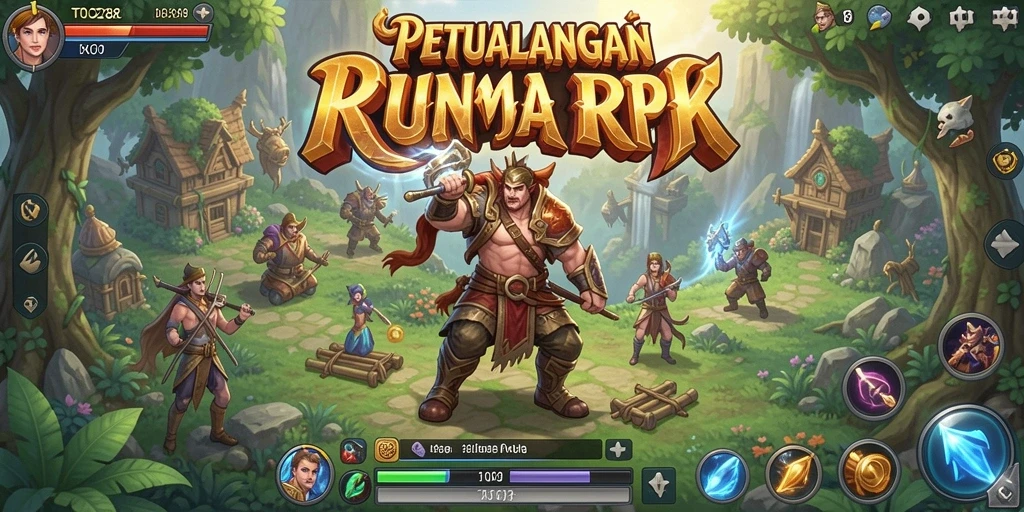 Screenshot TO288 menampilkan aksi seru dalam pertempuran RPG.