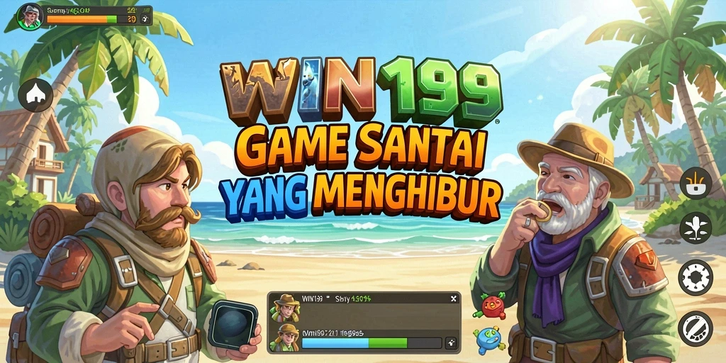 Tampilan gameplay WIN199 yang cerah dan menarik.
